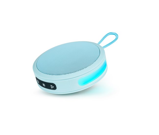 Altavoz  inalambrico luminoso Bluetooth BigBen Azul Claro