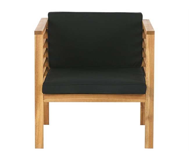 Beliani Conjunto de jardín Madera de acacia PACIFIC Marron