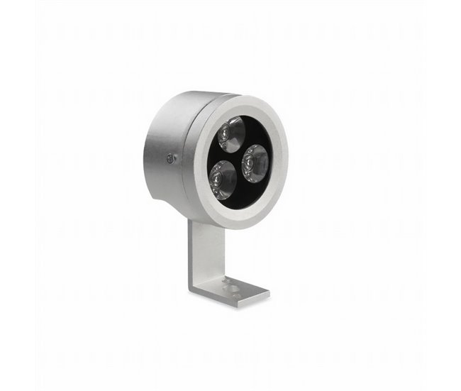 LedsC4 Proyector IP66 Midi LED 6.3W 3000K 607Lm Gris