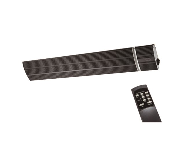 Calentador De Infrarrojos Negro 1500 Wat CALORE-NERO-1500 Negro