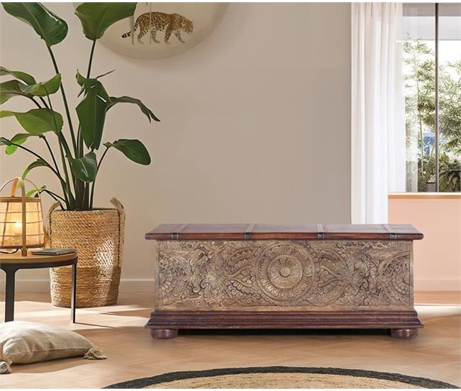 Baúl madera de mango Marron