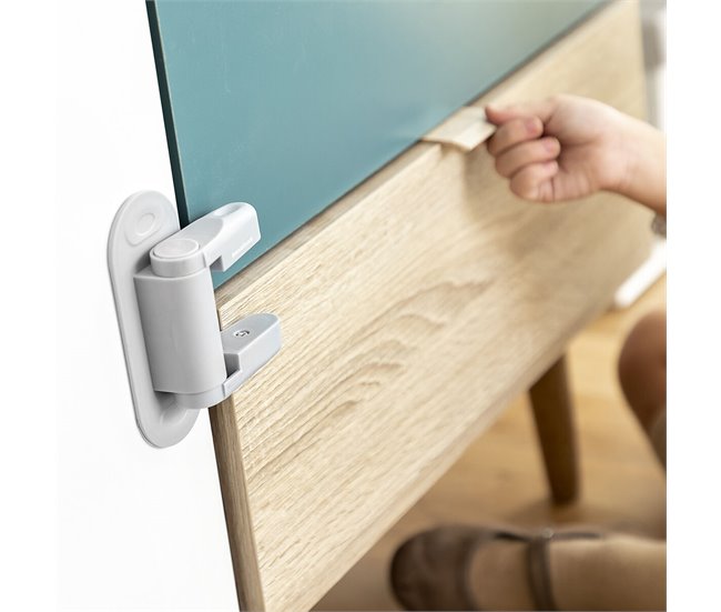 Bloqueo de Seguridad para Puertas Gris