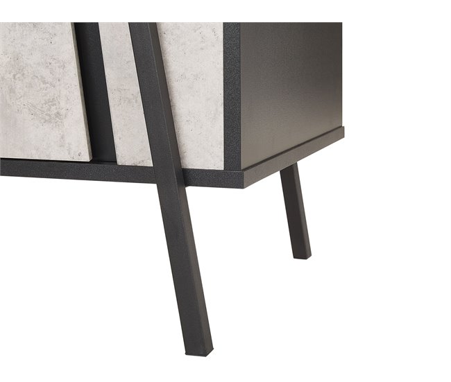 Beliani Aparador BLACKPOOL 177 Gris