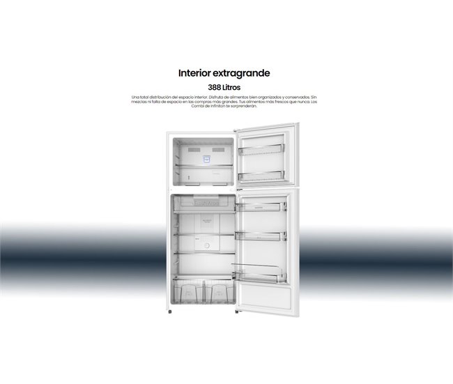 Frigorifico Dos Puertas Infiniton FG-420TD76XES, 388 l Inox