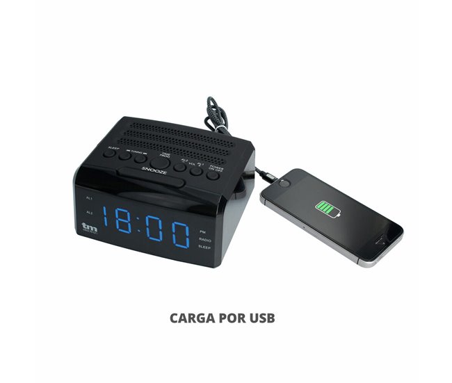 Radio Despertador Negro