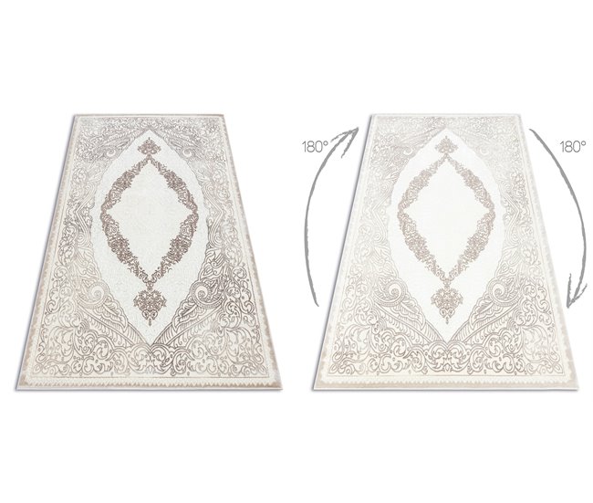 Alfombra CORE 8111 Ornamento Vintage 160x220 Marfil
