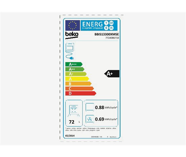 Horno multifución BEKO BBIS13300XMSE Negro/ Inox