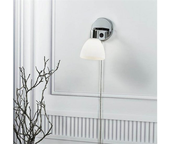 Aplique de pared Ray II Metal Cristal Nórdico Cromo