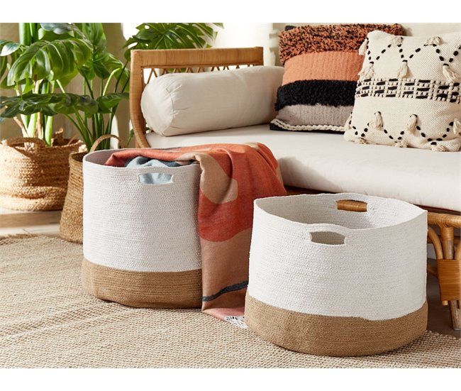 Beliani Estante de baño pequeño KAHAN Beige