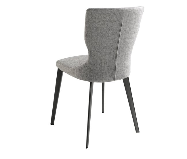 ANGEL CERDA Silla tela gris Gris