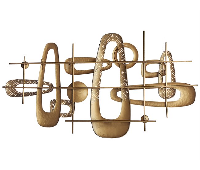 Beliani Decoración de pared MANGANESE Dorado