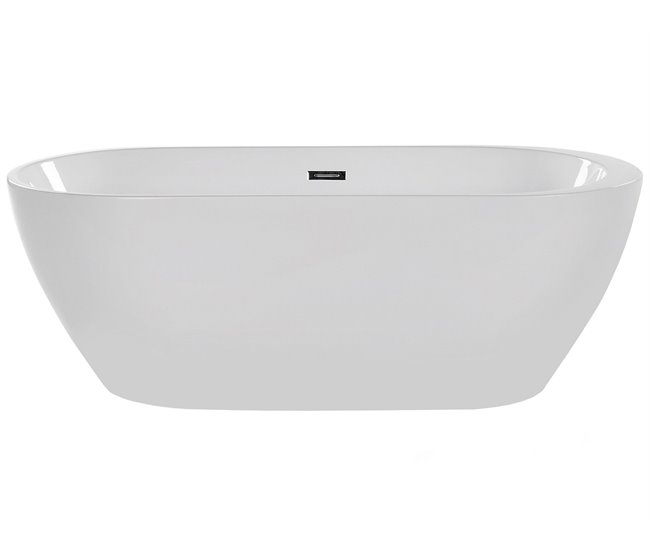 Beliani Bañera independiente NEVIS 75x150 Blanco