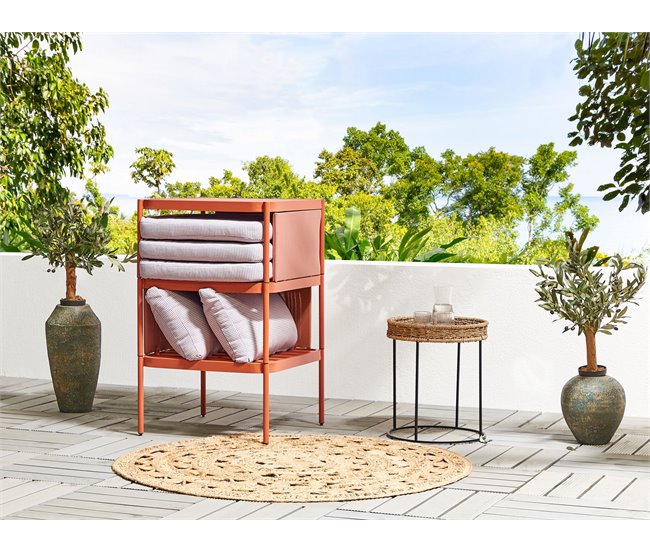 Beliani Conjunto de jardín TERRACINA Gris Claro