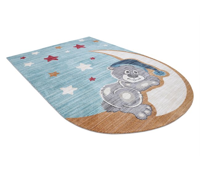 Alfombra infl TOYS 75322 oso de peluche para niños moderno Azul