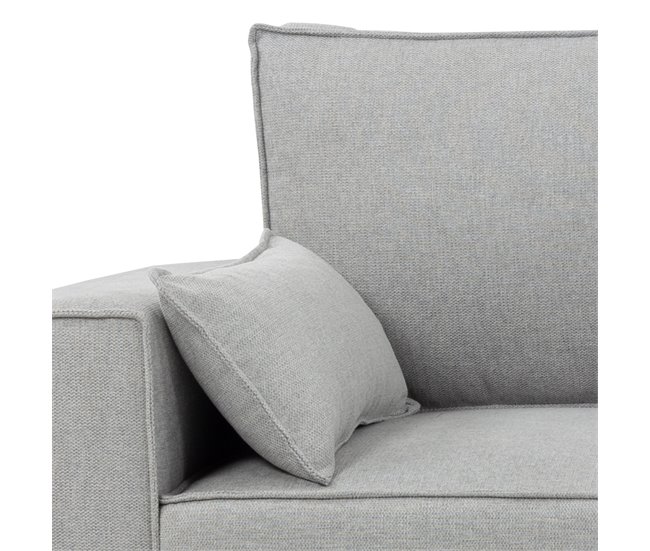 Chaise longue con cama MARLON reversible 3 plazas gris Gris