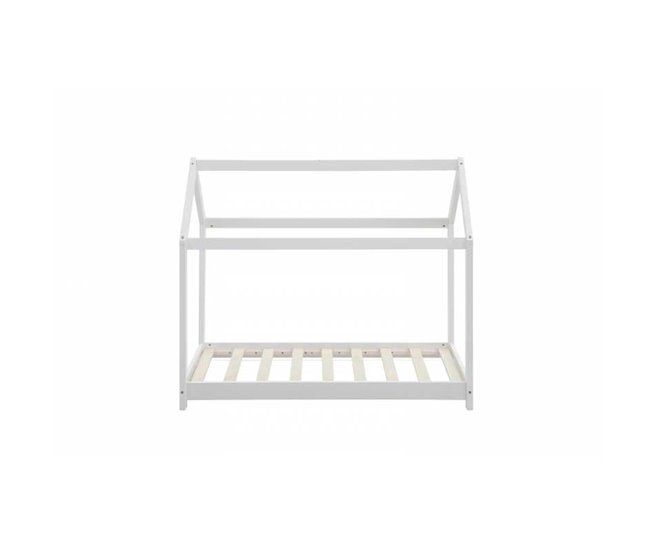 Cama infantil casa Pablo 70x140 Blanco