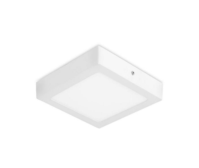 Forlight Plafon de Techo Ip23 Easy Square Surface Led 10W Blanco