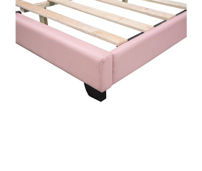 Marco de la cama 200x140 Rosa