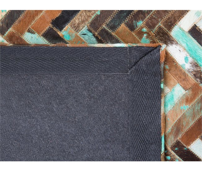 Beliani Alfombra de pelo corto AMASYA 140x200 Marron
