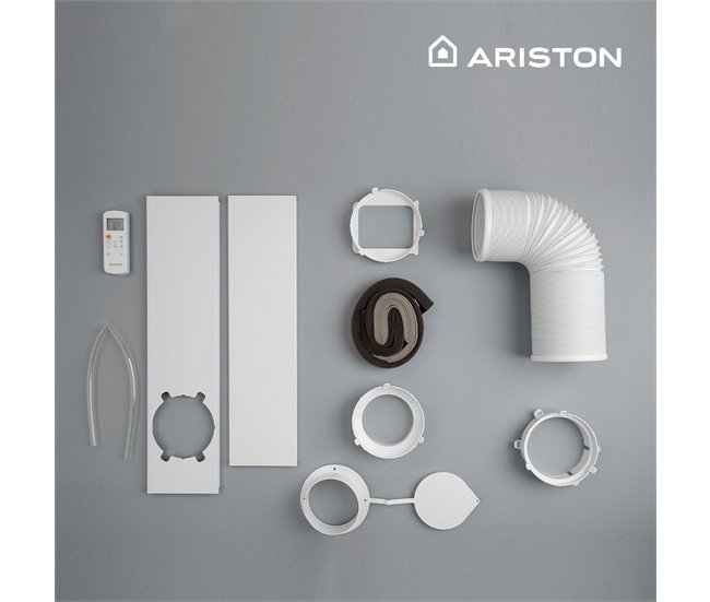 Aire acondicionado portatil, Ariston, Mobis Plus 10000, Clase Energetica +A Blanco Brillo