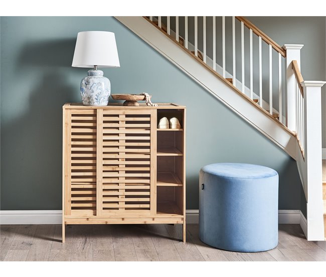 Beliani Zapatero MIDWOOD Madera Clara