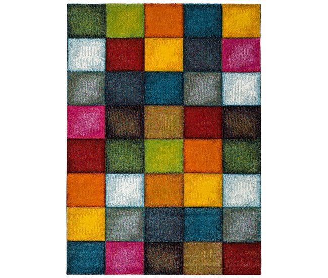 Alfombra geométrica MATRIX - ATTICGO 160x230 Multicolor