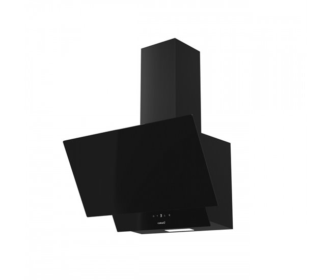 Campana decorativa inclinada JUNO GBK Negro