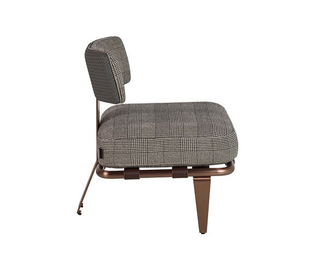 Butaca Cuero Adda Home Marron