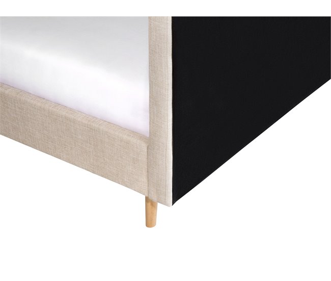 Beliani Cama Poliéster RENNES 151x220 Beige