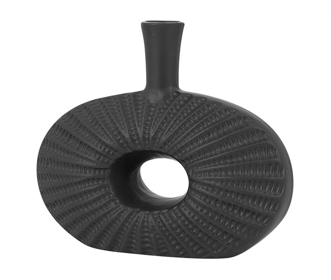 Beliani Jarrón decorativo ARWAD Negro