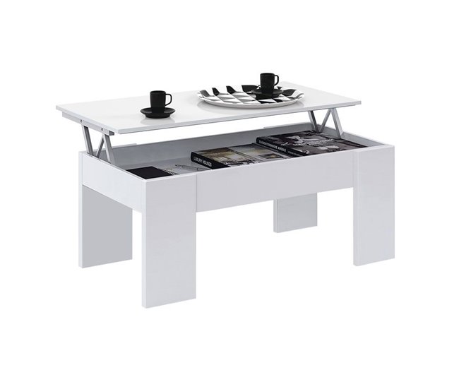 Mesa de centro elevable MARTIN Blanco