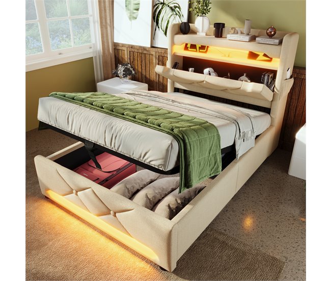 Canapés abatibles Beige