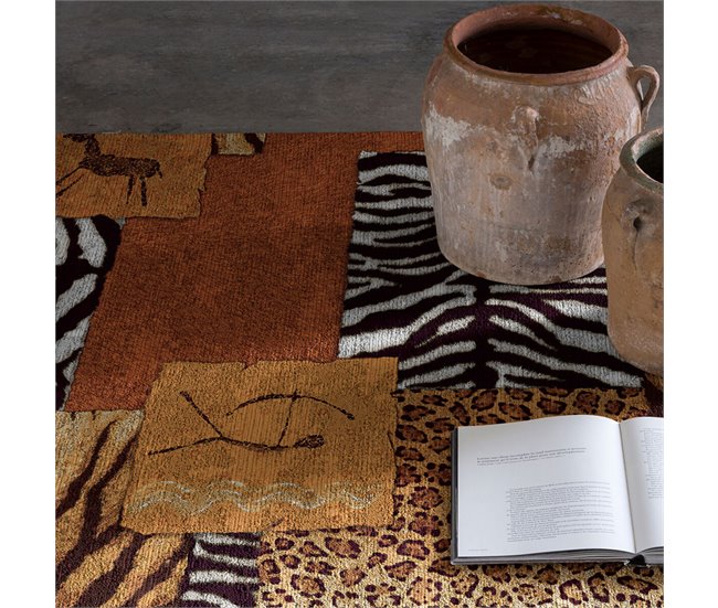 Alfombra decorativa RUSG&RUGS KAMPALA 120x170 Multicolor