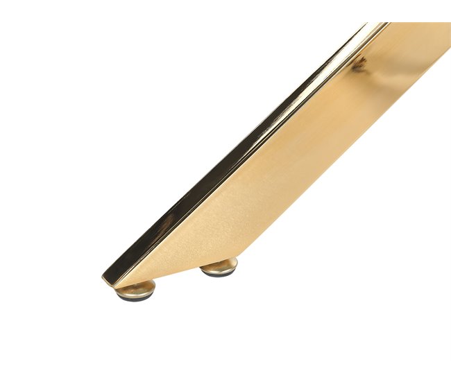 Beliani Mesa de comedor MARAMO Dorado