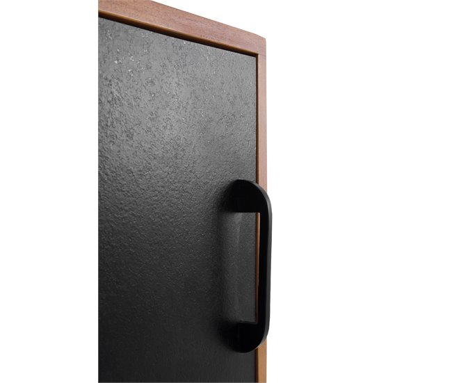 Estante con 2 puertas de madera maciza de acacia reciclada Madera