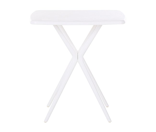 Beliani Conjunto de comedor SERSALE Blanco