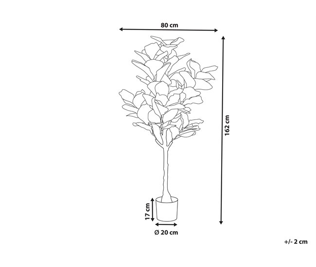 Beliani Planta artificial Árbol Higuera Verde