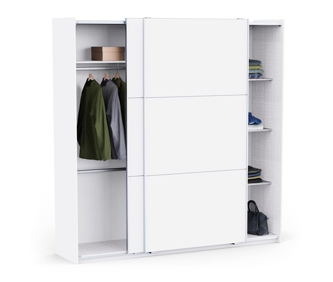 Armario ALHAMBRA puertas correderas Blanco