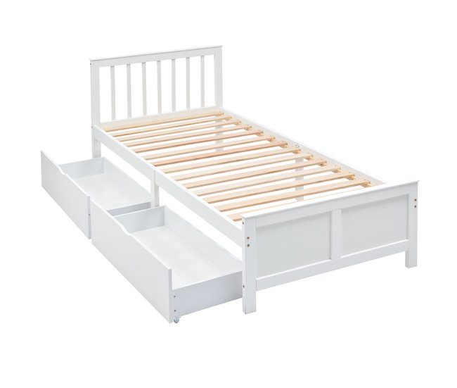 Camas individuales Blanco