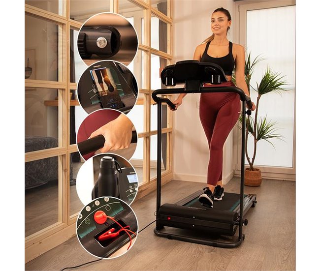 Cecotec Cinta de andar Drumfit Wayhome 800 Prometeo Negro