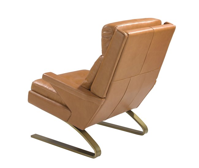 ANGEL CERDA Sillón piel camel Camel