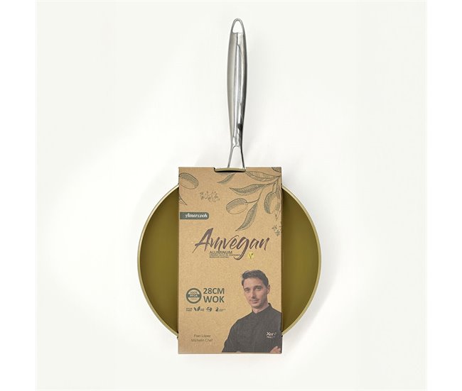 Sartén Wok AMVegan By Fran López Multicolor