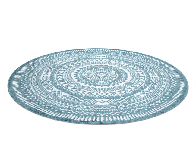Alfombra FUN Napkin servilleta circulo 160x160 Azul