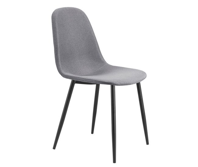 Pack 4 sillas de comedor Hall Gris