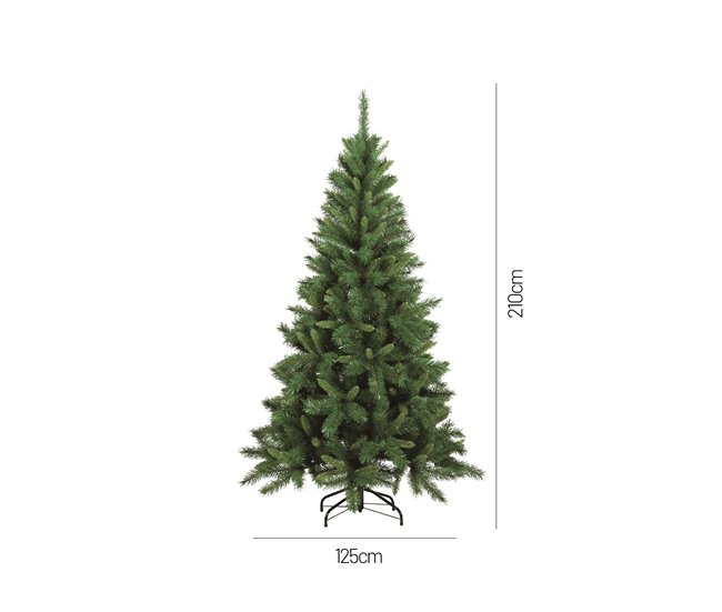 Árbol de Navidad de efectos reales Verde