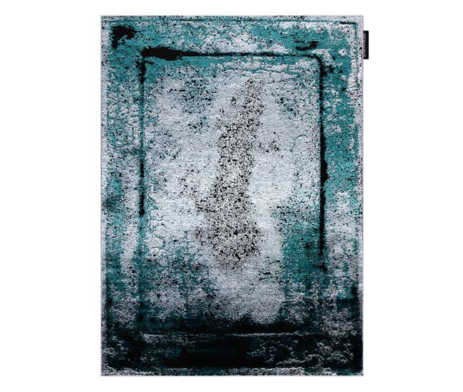 Alfombra DE LUXE moderna 624 Marco - Structural 180x270 Gris