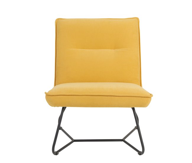 Sillón decorativo LEO Amarillo