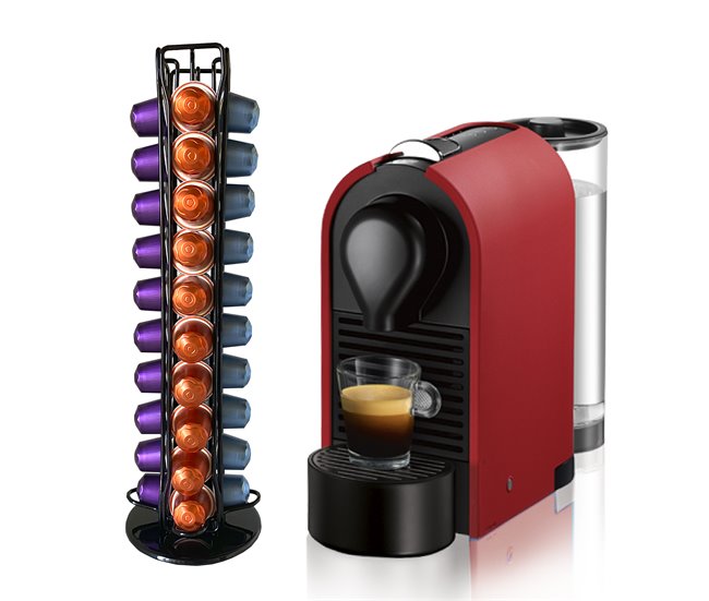 Organizador para Capsulas de Cafe Nespresso 40 Capsulas Negro