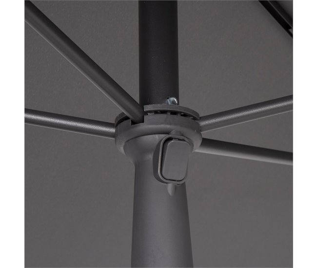 Aktive Sombrilla rectangular balcón inclinable Antracita