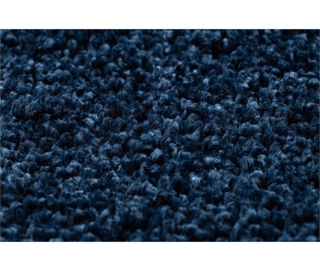 Alfombra BERBER 9000 Franjas Bereber Marroquí Shaggy 200x290 Azul